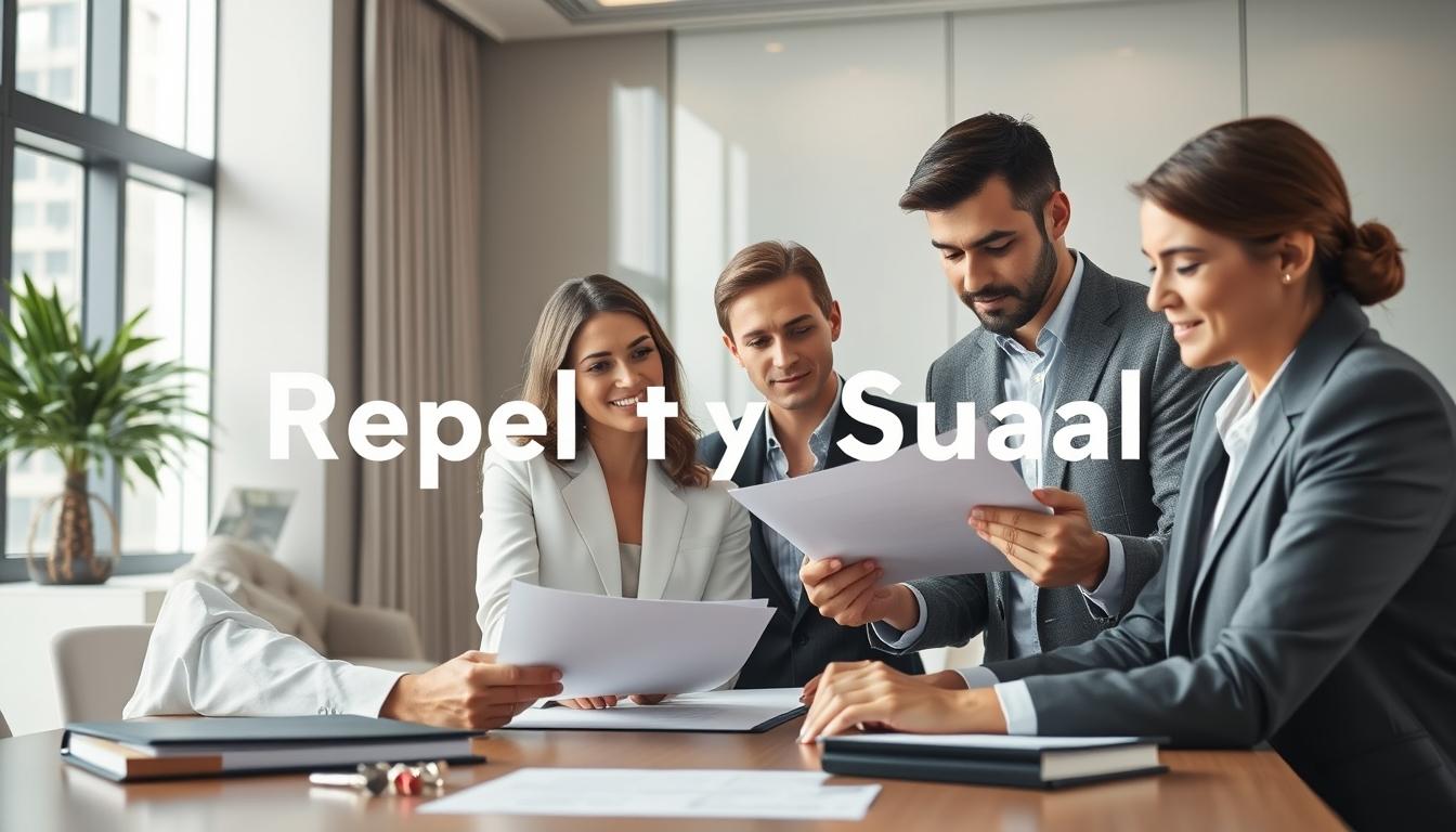 Real estate ownership transfer documents and closing confirmation